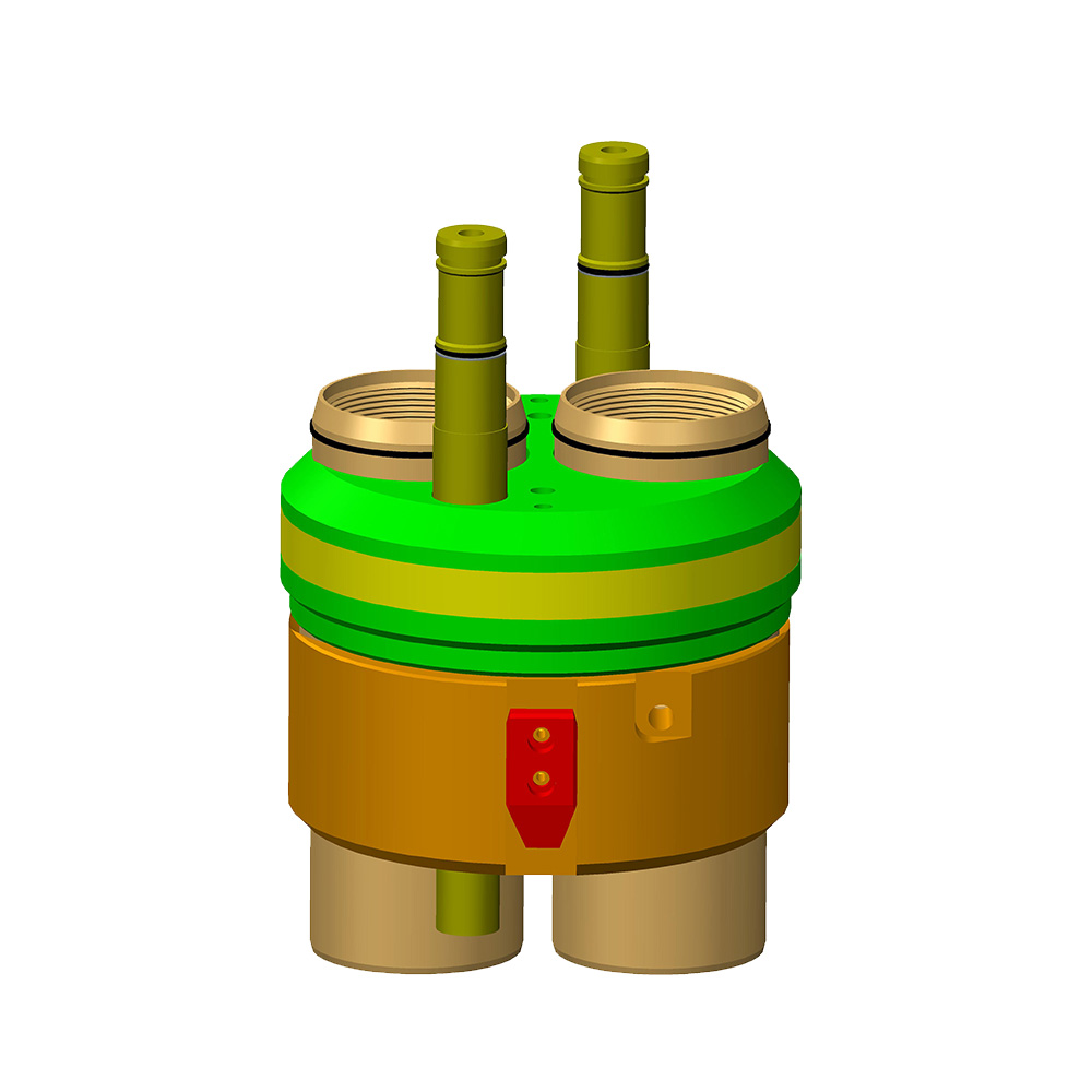 Slanghängare för dubbla slangar